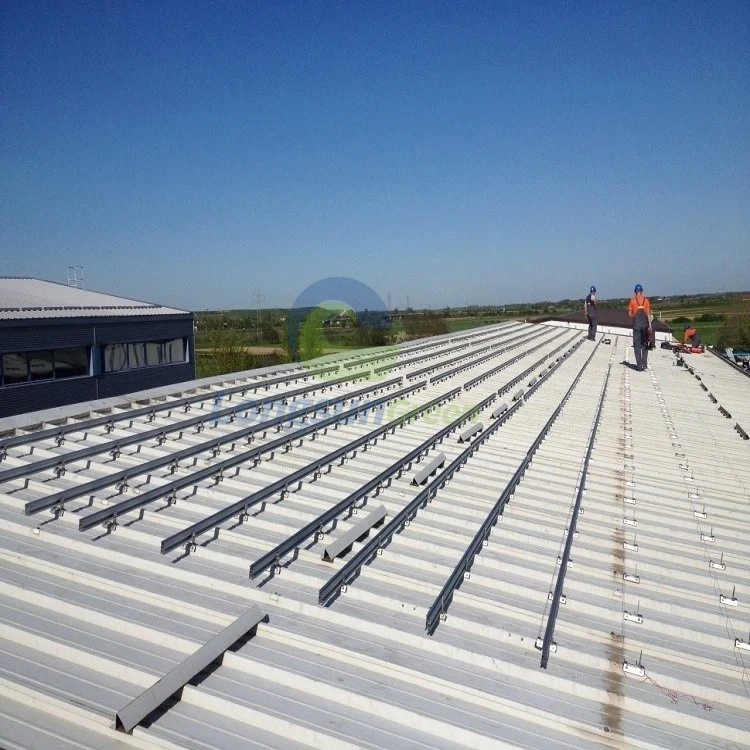 metal roof solar mounting installation