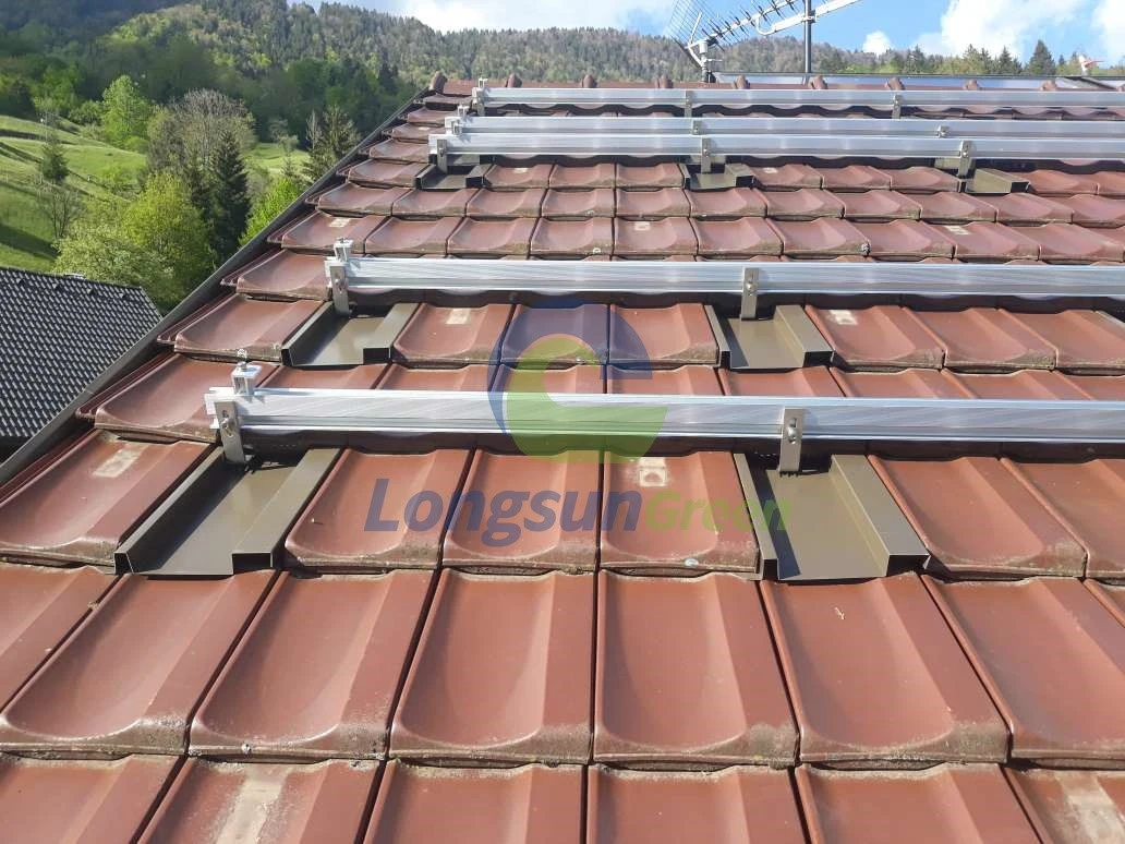 Rooftop solar mounts